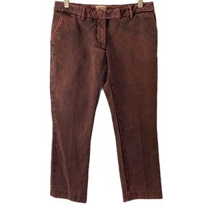 Paul Smith pink chevron print cropped pants 40 4